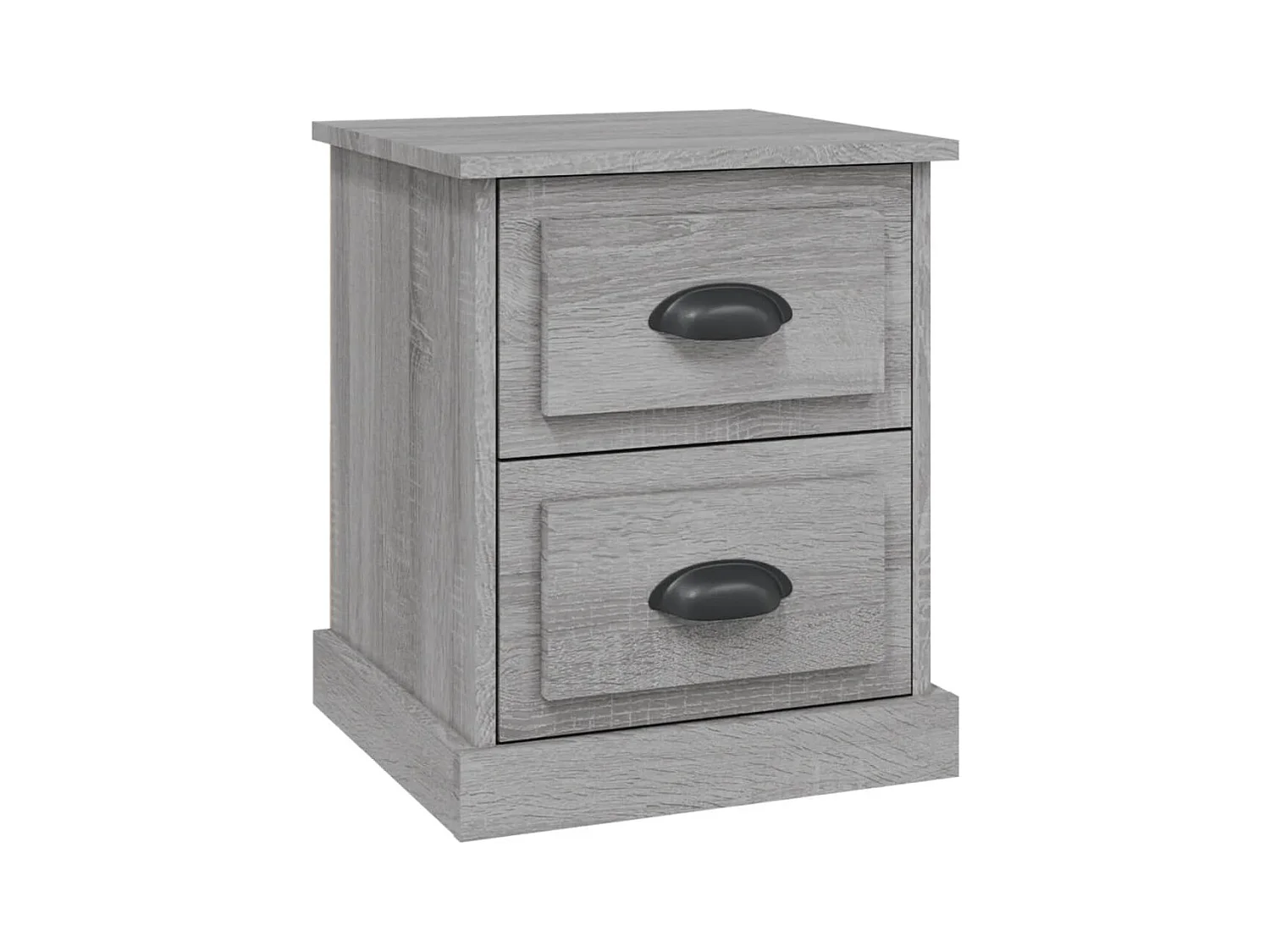 Arras  Table de chevet sonoma gris 39x39x47,5 cm bois d'ingénierie