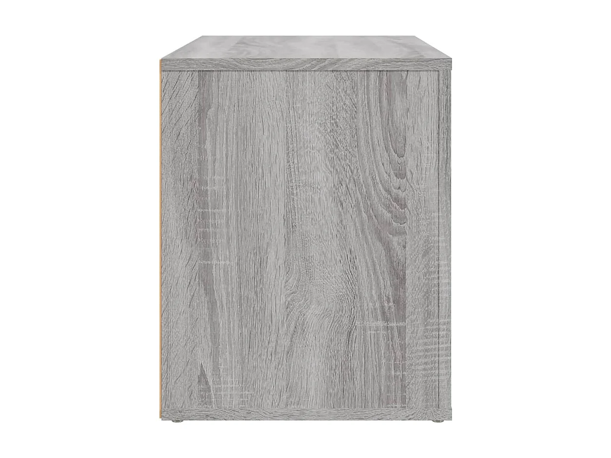 Sybe  Table de chevet Sonoma gris 60x36x45 cm Bois d'ingénierie