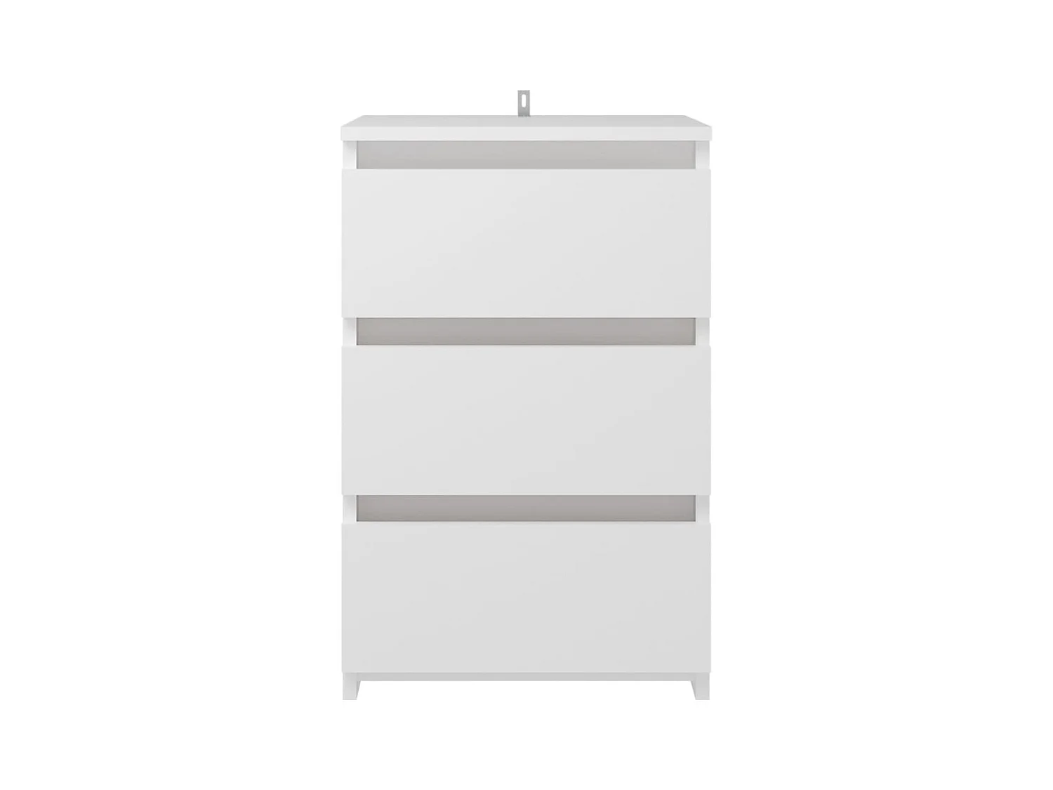 Altamonte Springs  Tables de chevet 2 pcs Blanc 40x35x62,5 cm Aggloméré