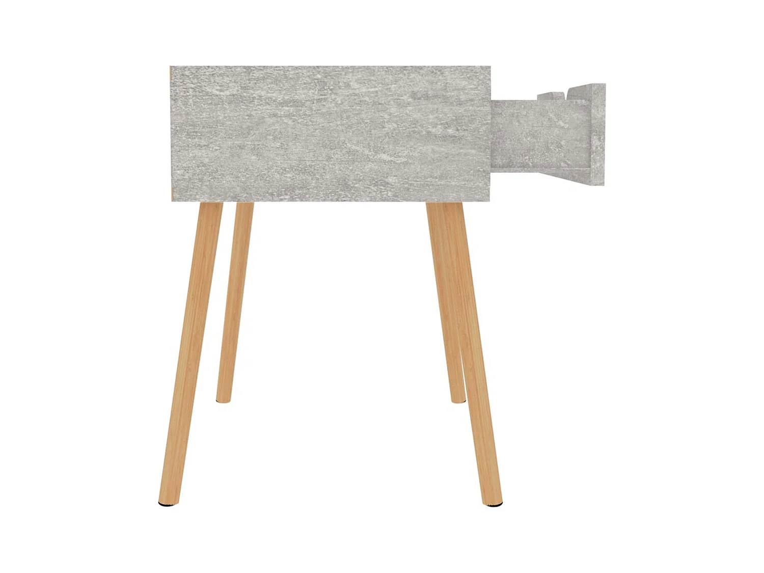 Wellsville  Tables de chevet 2 pcs Gris béton 40x40x56 cm Bois d'ingénierie