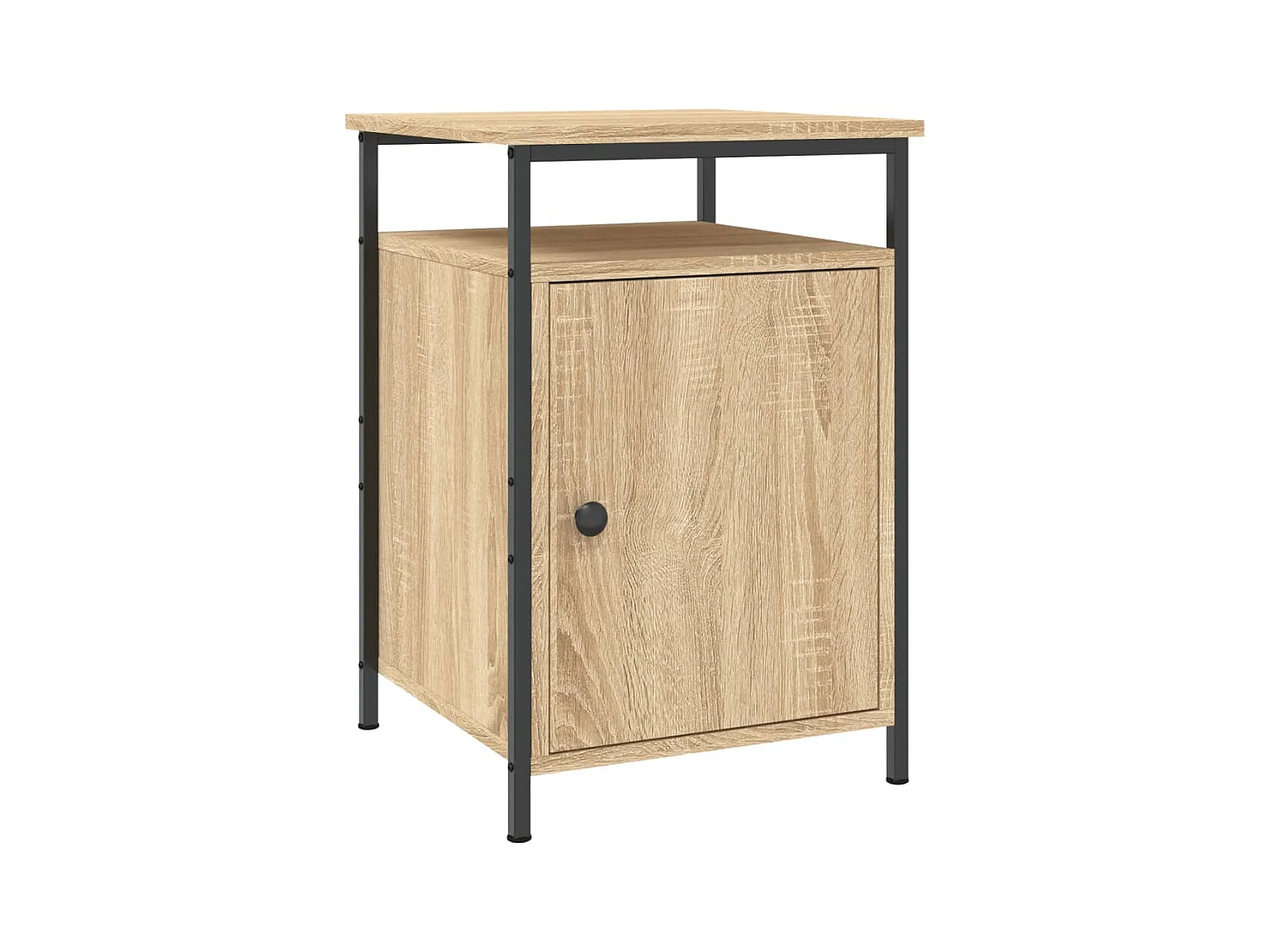 Jalindra  Table de chevet chêne sonoma 40x42x60 cm bois d'ingénierie