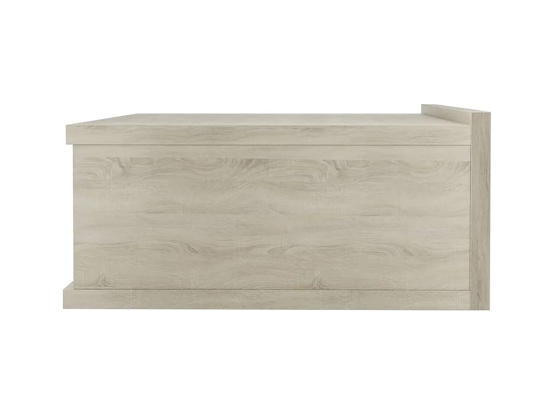 Stanford  Tables de chevet flottantes 2 pcs Chêne sonoma Bois ingénierie