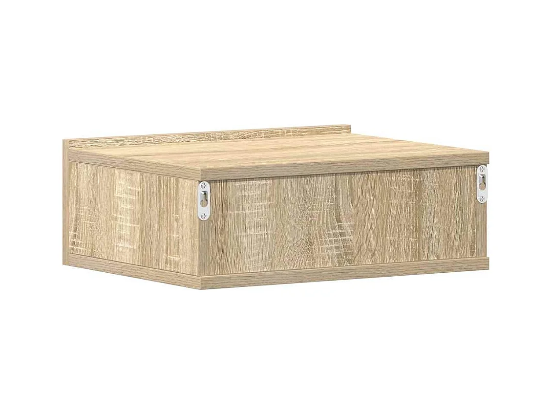 Stanford  Tables de chevet flottantes 2 pcs Chêne sonoma Bois ingénierie