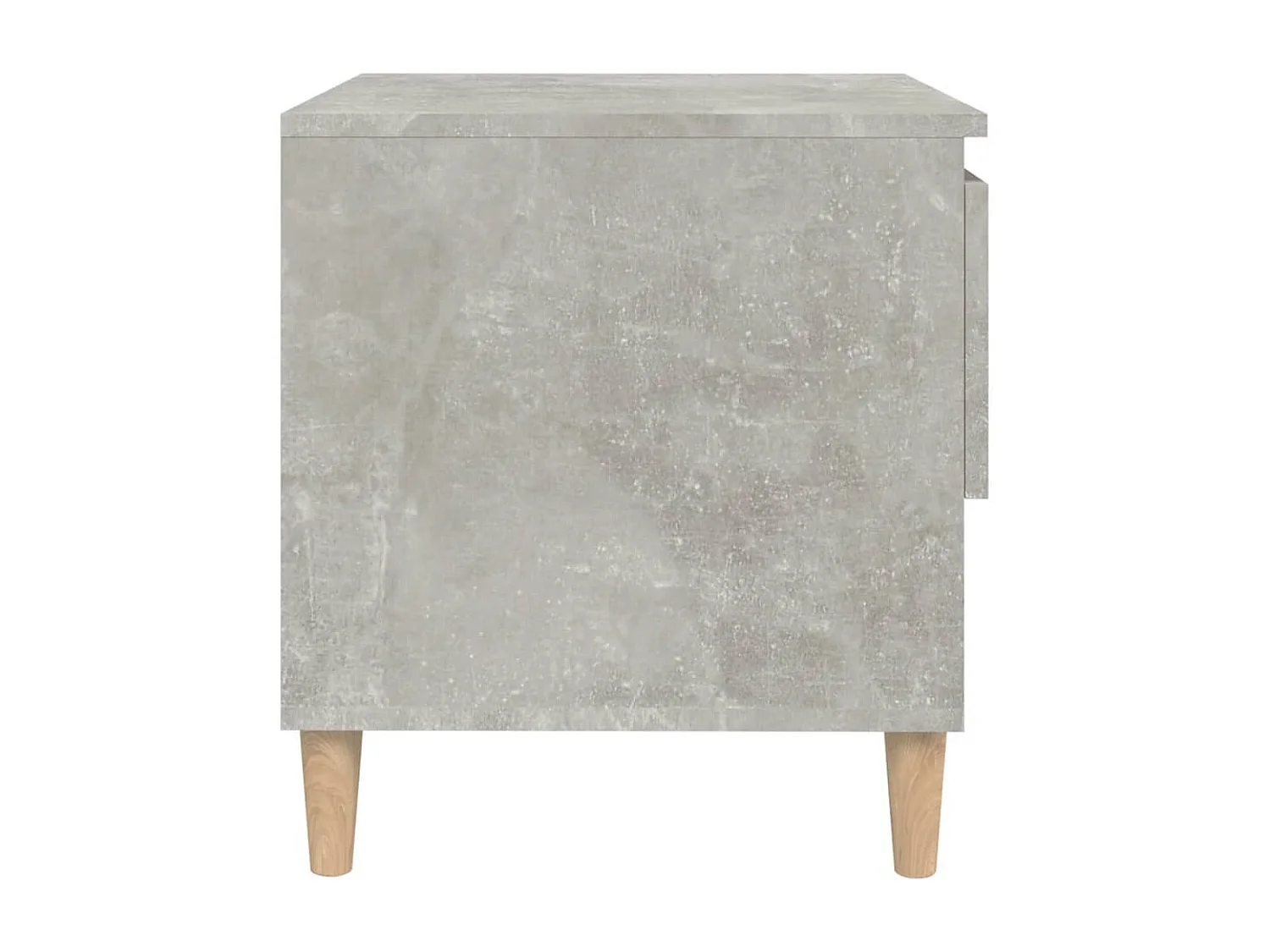 Galorn  Tables de chevet 2 pcs Gris béton 50x46x50 cm Bois d’ingénierie