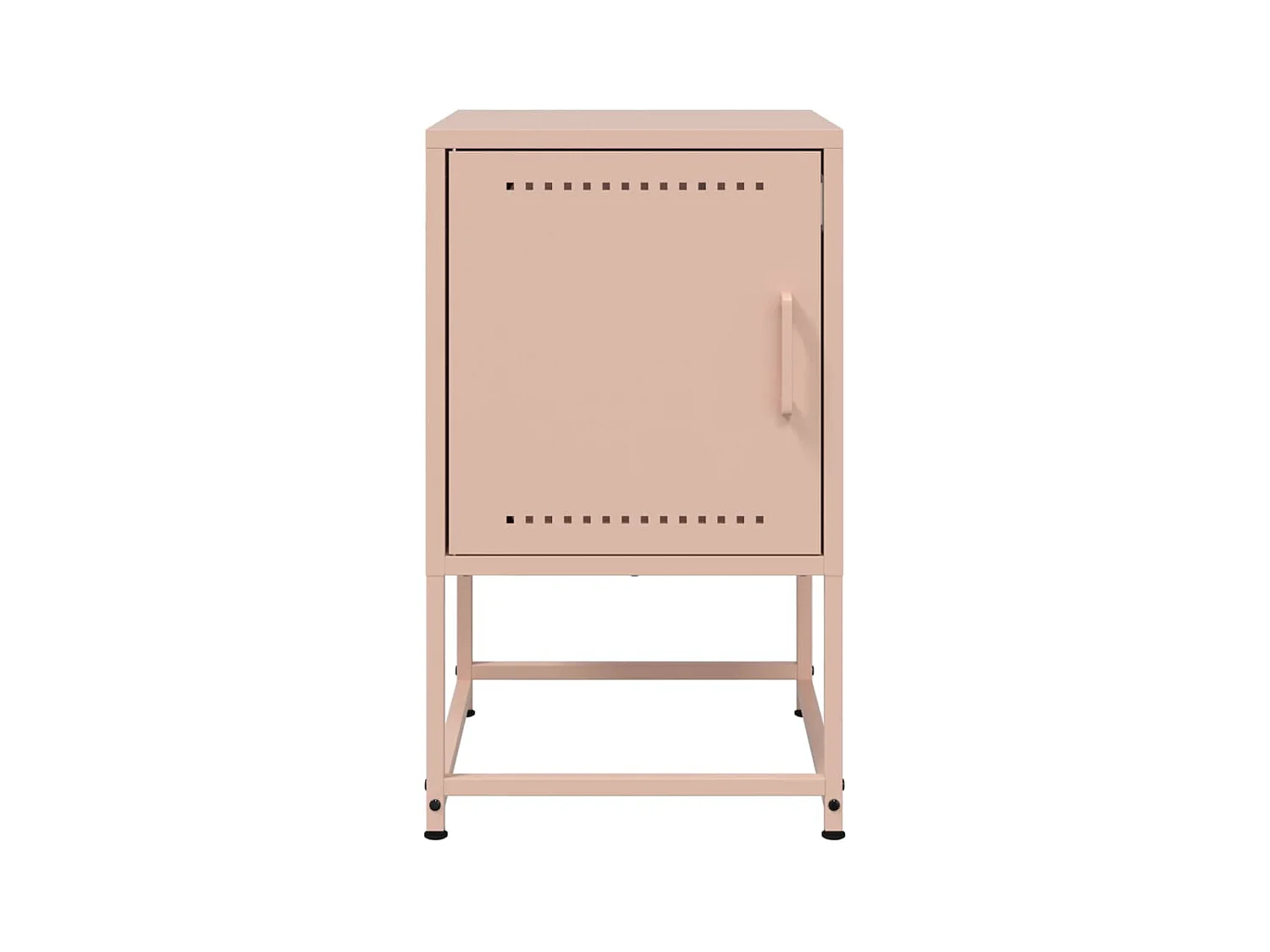 Leandro Maurizio  Tables de chevet 2 pcs rose 36x39x60,5 cm acier