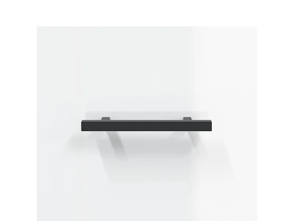 Bruni  Tables de chevet 2 pcs blanc brillant 40x35x47,5 cm