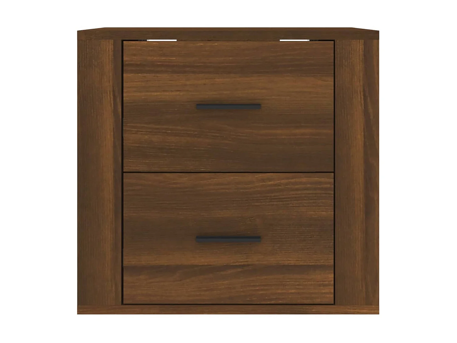 Goshen  Table de chevet murale Chêne marron 50x36x47 cm