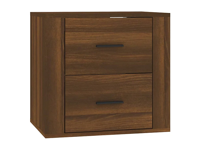 Goshen  Nachtkastje wandgemonteerd 50x36x47 cm bruin eikenkleur