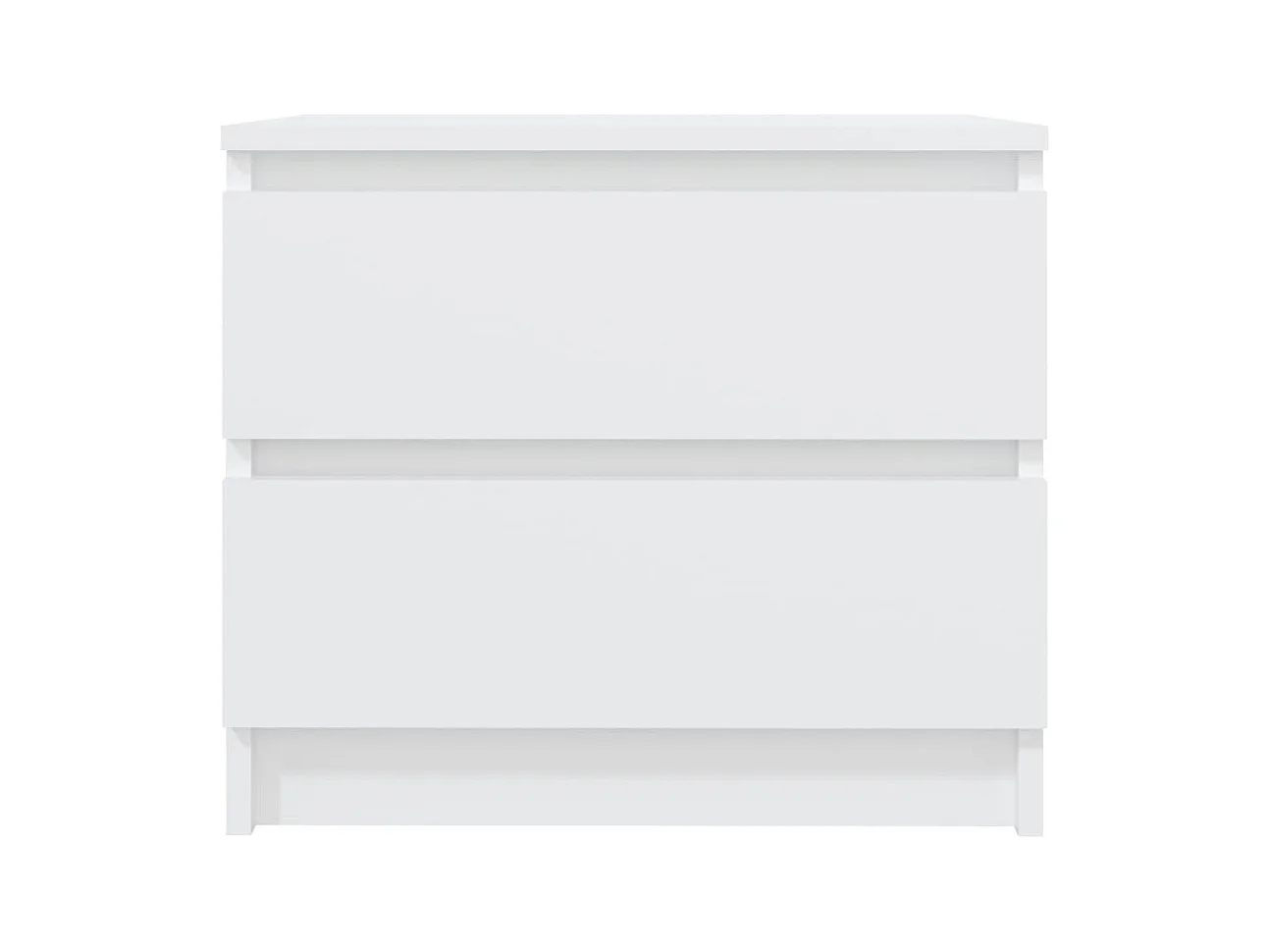 Weldon Spring  Table de chevet Blanc 50x39x43,5 cm Aggloméré