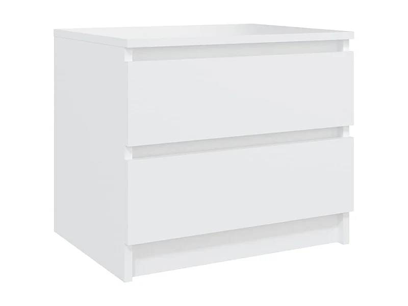 Weldon Spring  Comodino Bianco 50x39x43,5 cm in Legno Multistrato