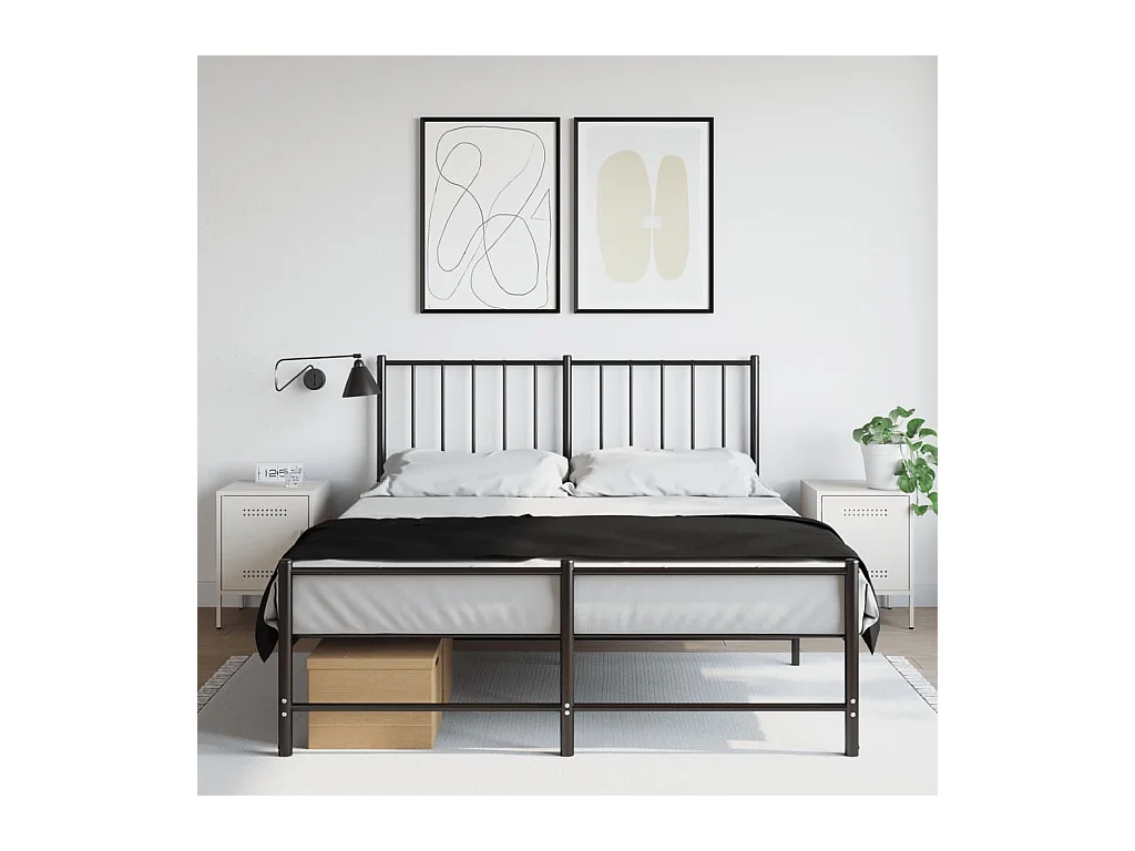 Adam Scott  Tables de chevet 2 pcs blanc 36x39x50,5 cm acier