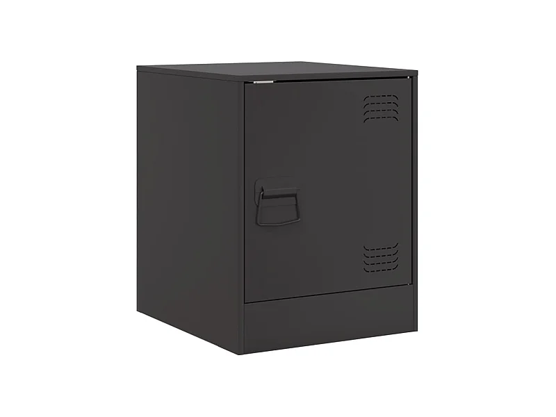 Dewy  Nachtkastje 34,5x39x44 cm staal zwart