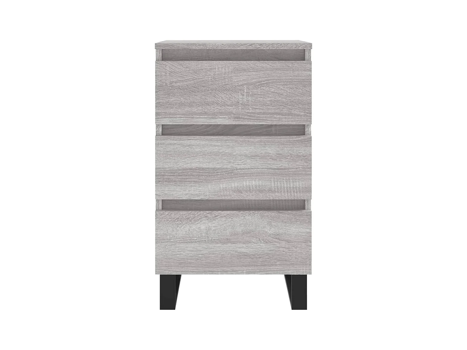 Boxtel  Tables de chevet 2 pcs sonoma gris 40x35x69 cm bois ingénierie