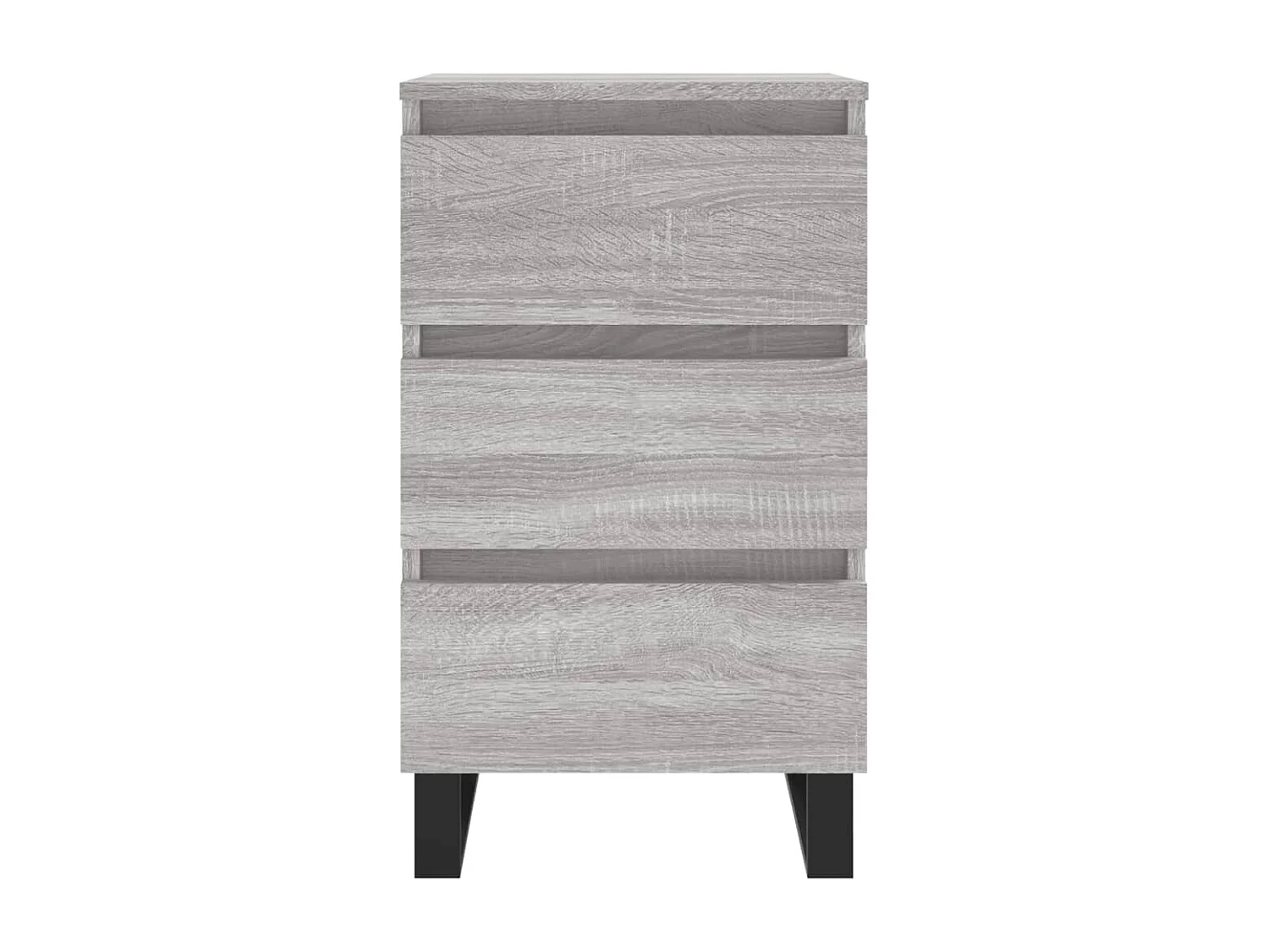 Boxtel  Tables de chevet 2 pcs sonoma gris 40x35x69 cm bois ingénierie