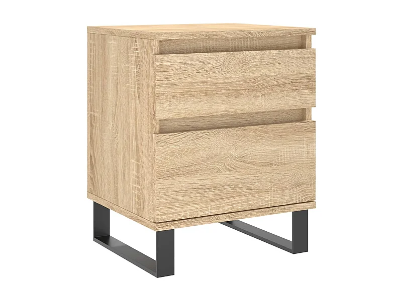 Rinald  Table de chevet chêne sonoma 40x35x50 cm bois d’ingénierie