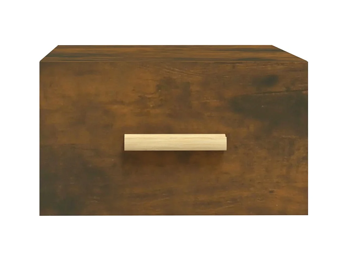 Cody  Tables de chevet murales 2 pcs chêne fumé 35x35x20 cm