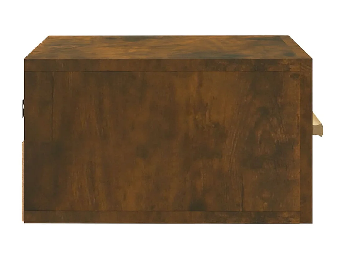 Cody  Tables de chevet murales 2 pcs chêne fumé 35x35x20 cm
