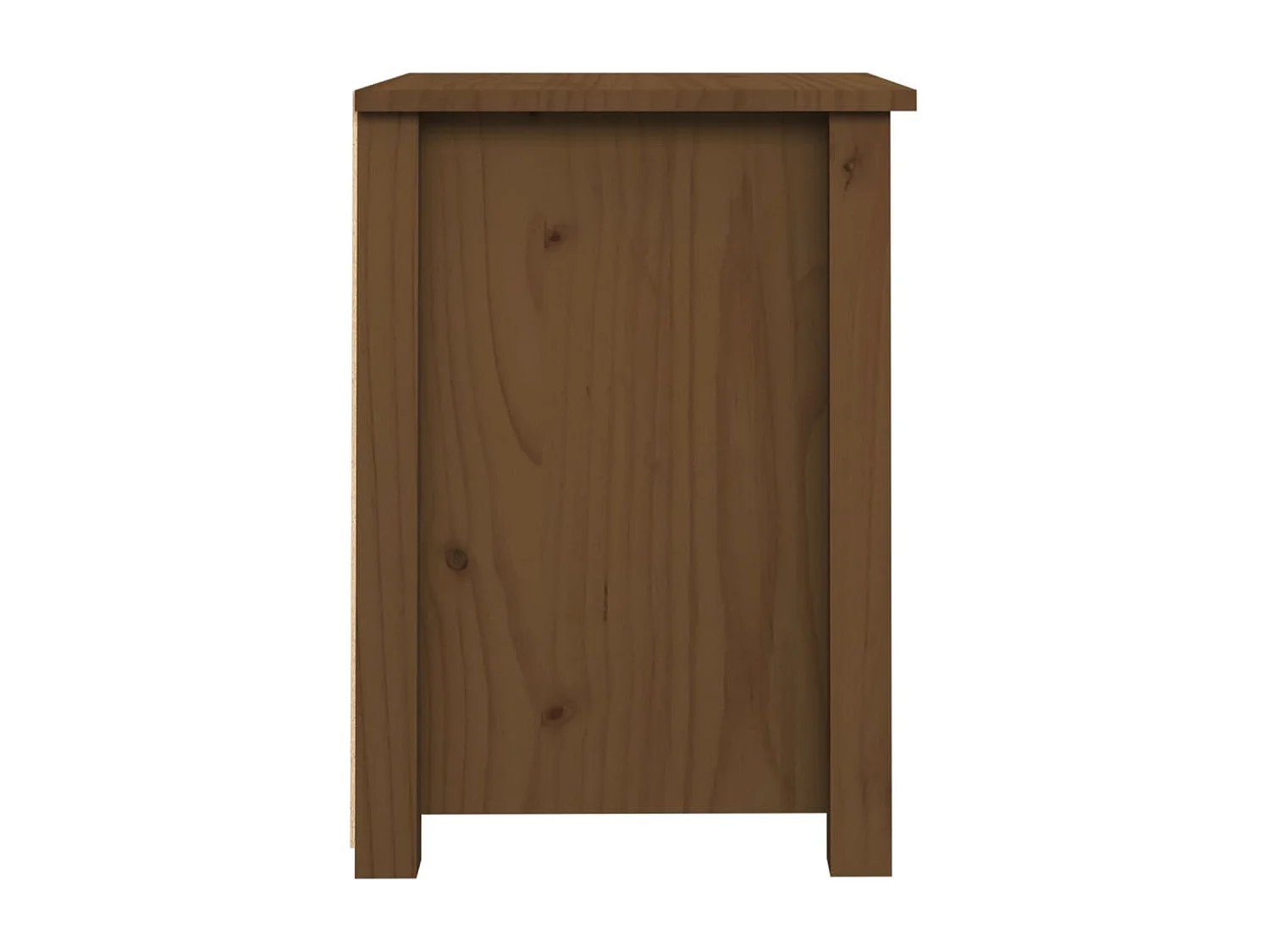 Aldino  Tables de chevet 2pcs Marron miel 40x35x49cm Bois de pin massif