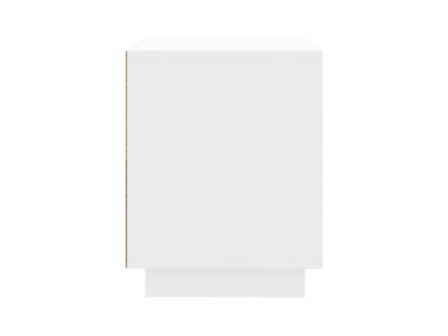 Jordy  Tables de chevet 2 pcs blanc 44x35x45 cm bois d'ingénierie