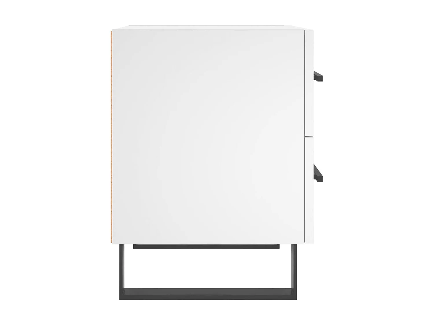 Cennet  Tables de chevet 2 pcs blanc 40x35x47,5 cm bois d’ingénierie