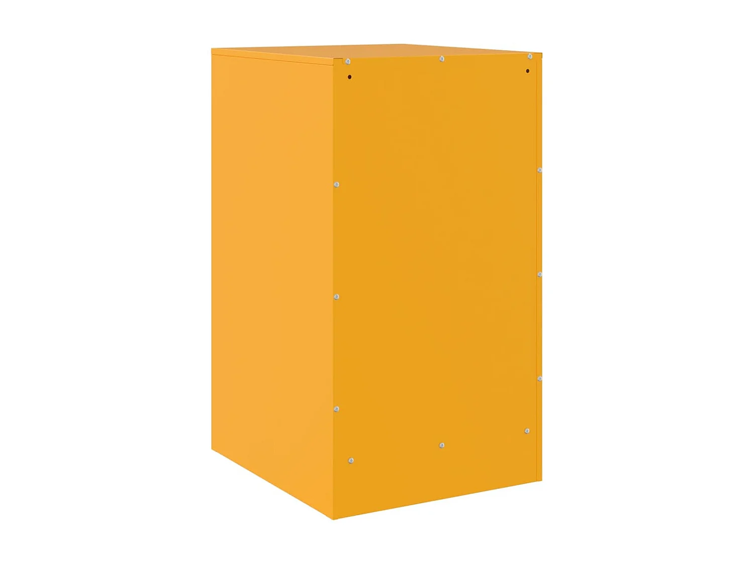 Hereford  Tables de chevet 2 pcs jaune moutarde 34,5x39x62 cm acier