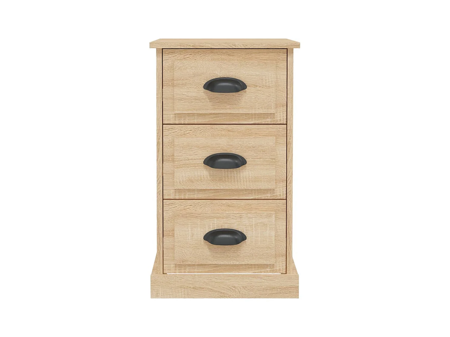 Inge  Table de chevet chêne sonoma 39x39x67 cm bois d'ingénierie