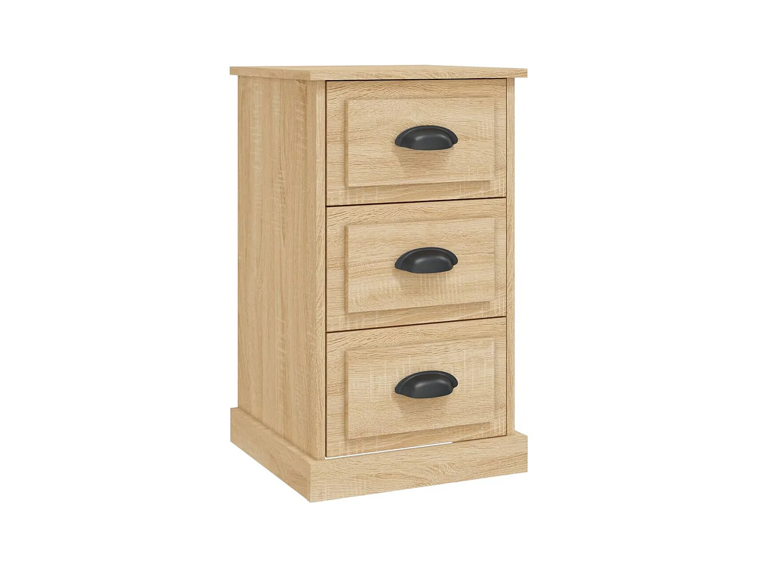 Inge  Table de chevet chêne sonoma 39x39x67 cm bois d'ingénierie