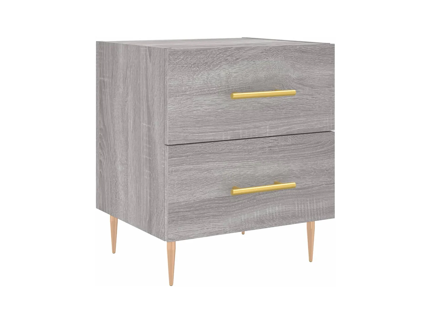 Villa Park  Tables de chevet 2 pcs sonoma gris 40x35x47,5 cm