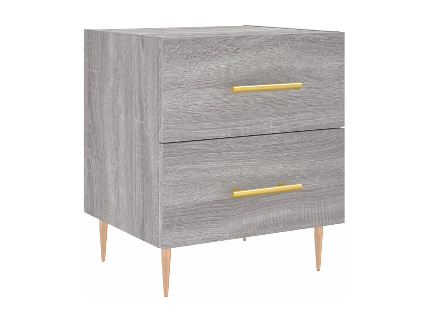 Villa Park  Tables de chevet 2 pcs sonoma gris 40x35x47,5 cm