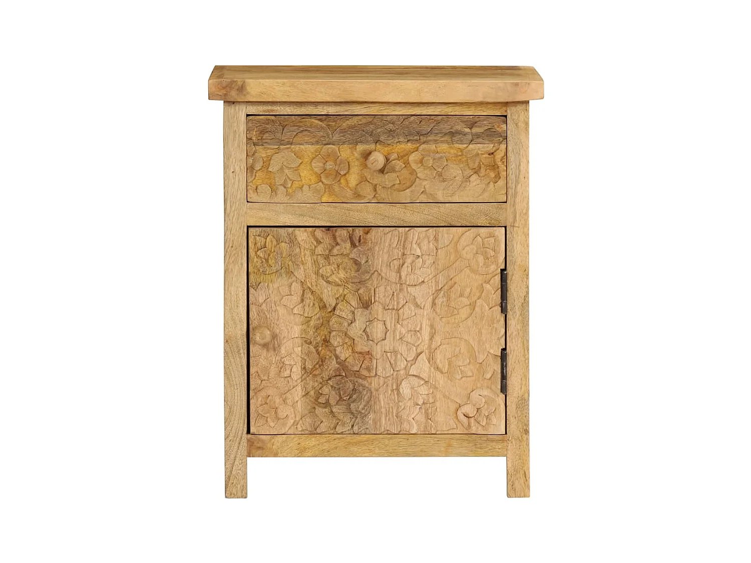 Garden Furniture -  Table de chevet Bois de manguier massif 40x30x50 cm