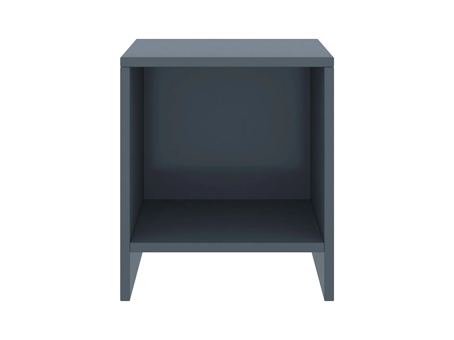 Snorfin  Table de chevet Gris clair 35x30x40 cm Bois de pin massif