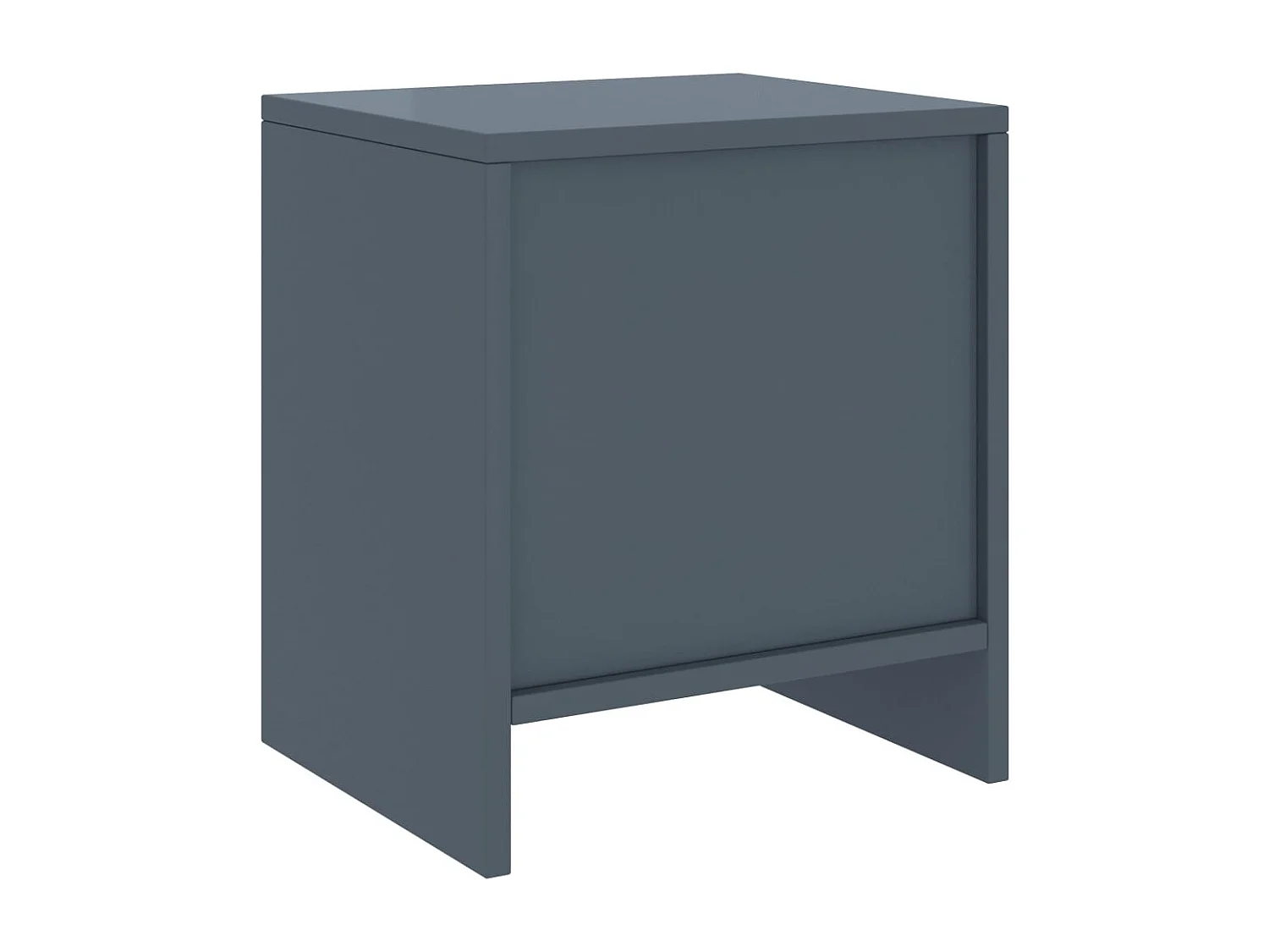 Snorfin  Table de chevet Gris clair 35x30x40 cm Bois de pin massif