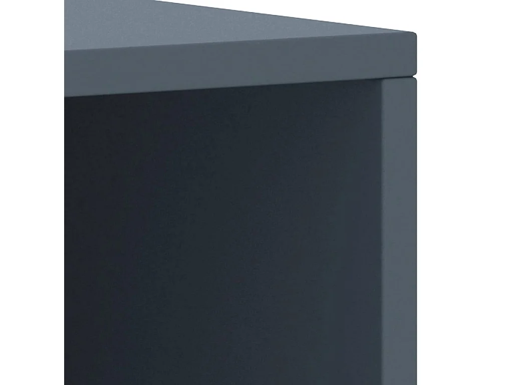 Snorfin  Table de chevet Gris clair 35x30x40 cm Bois de pin massif