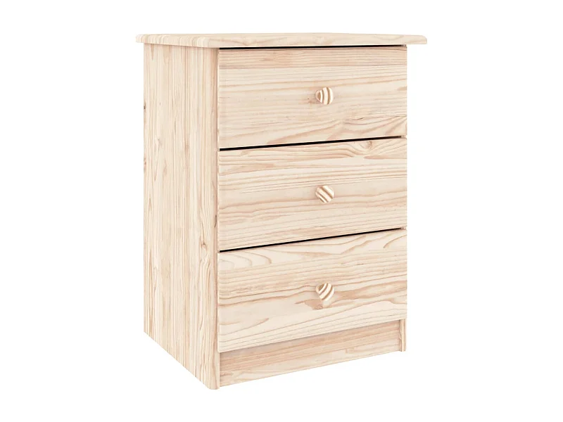 Giulia  Table de chevet ALTA 41x35x55,5 cm bois de pin massif