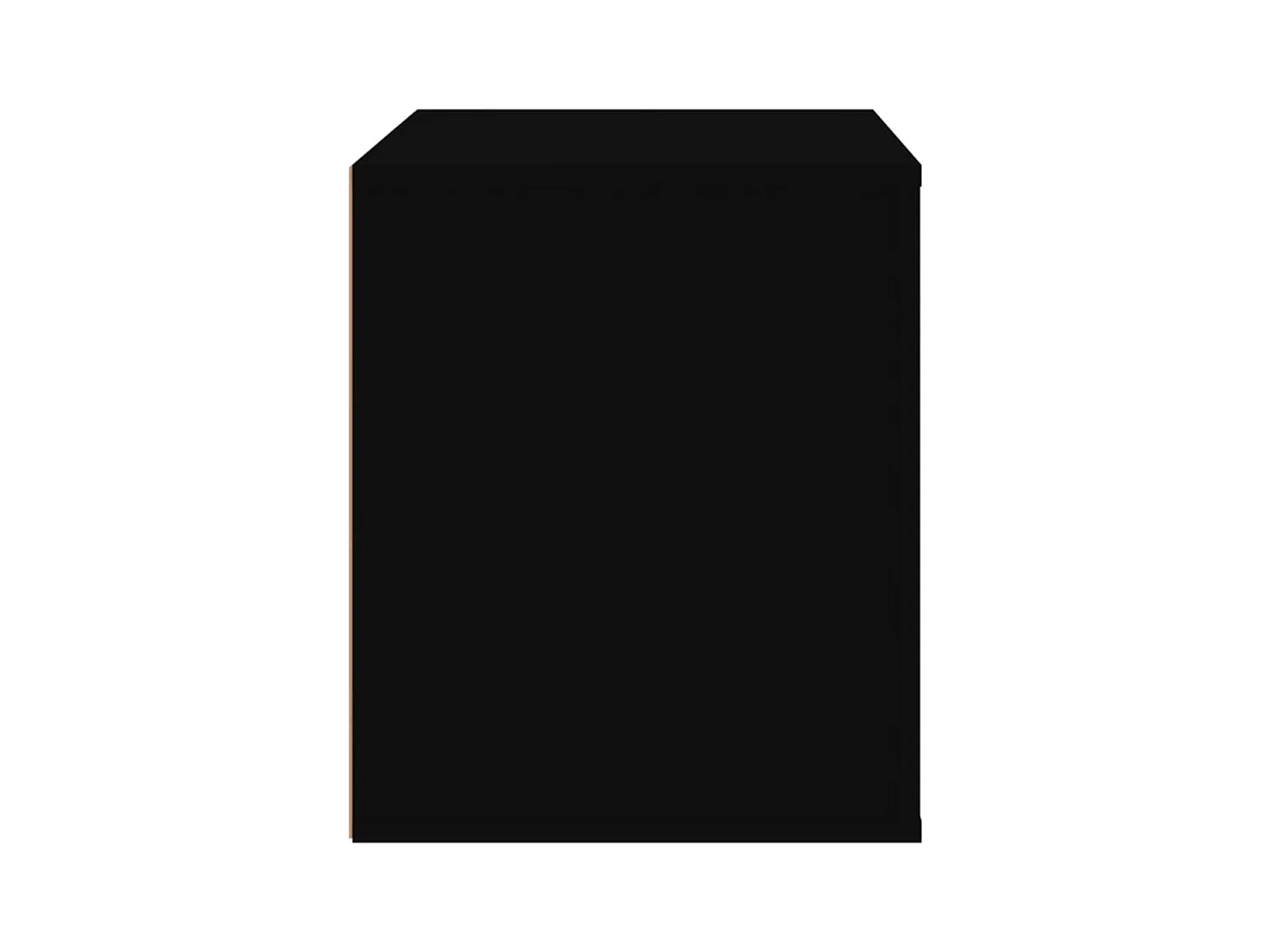 Melinda  Table de chevet Noir 50x39x47 cm