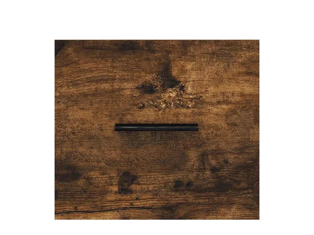 Brad John  Table de chevet chêne fumé 40x35x47,5 cm bois d’ingénierie