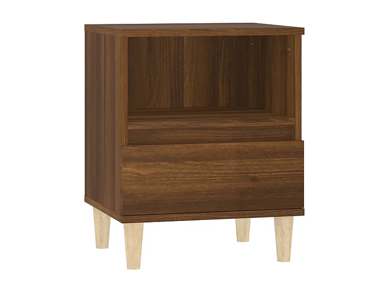 Palazzolo sull'Oglio  Table de chevet Chêne marron 40x35x50 cm