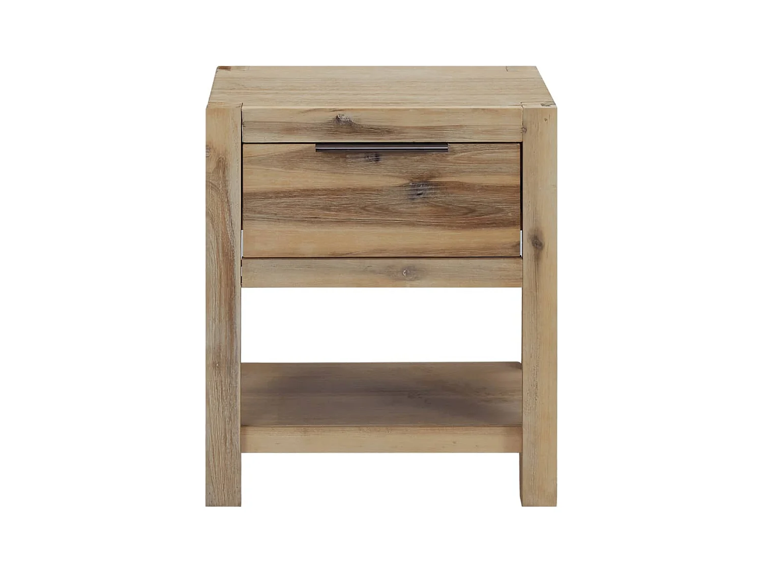 Griffin  Comodini con Cassetti 2 pz 40x30x48 cm Legno Massello di Acacia