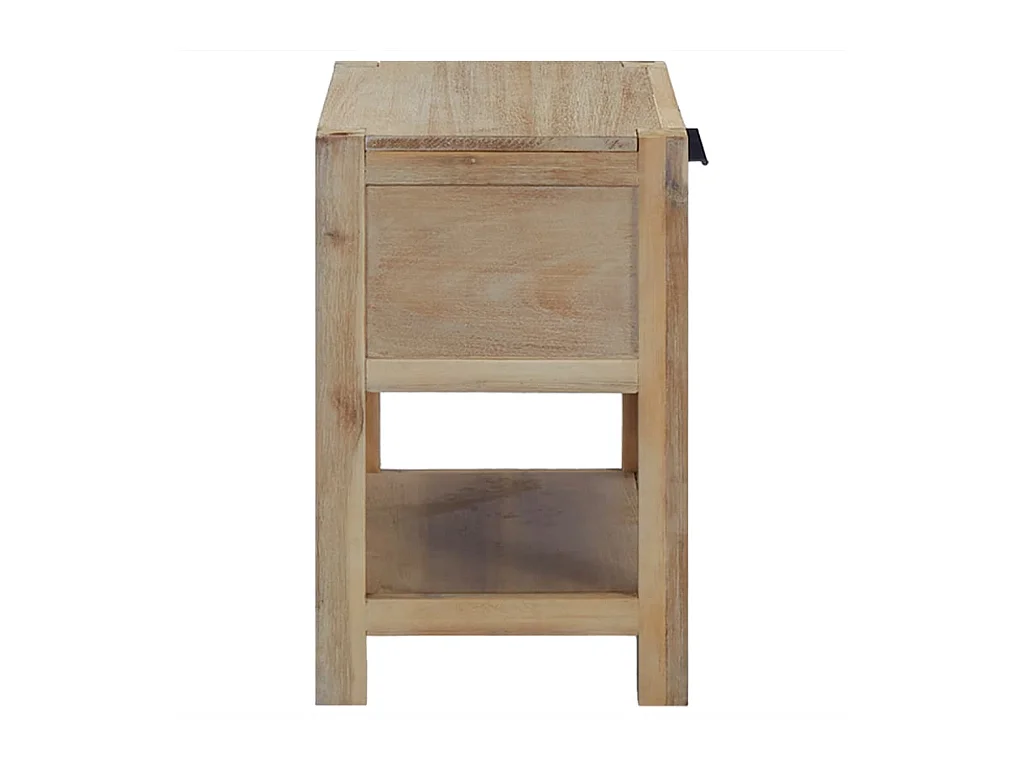 Griffin  Comodini con Cassetti 2 pz 40x30x48 cm Legno Massello di Acacia