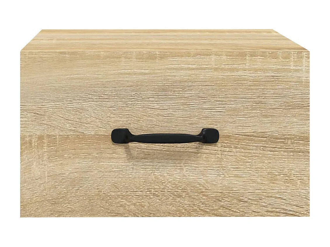 Gemma  Tables de chevet murales 2 pcs Chêne sonoma 35x35x20 cm