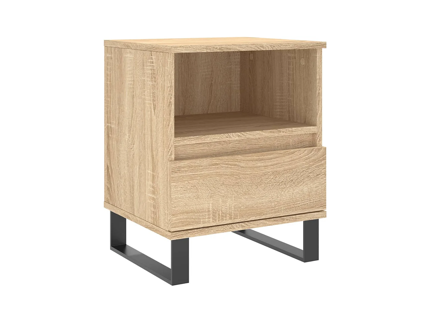 Pau  Tables de chevet 2 pcs chêne sonoma 40x35x50 cm bois ingénierie