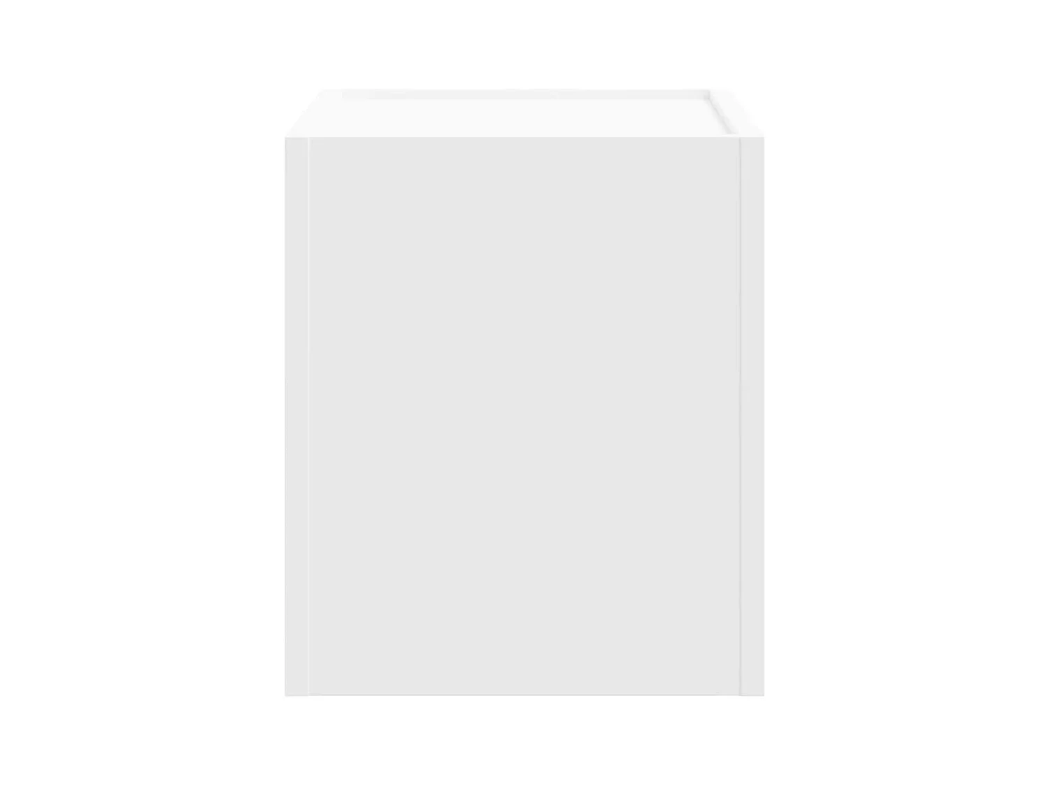 Dayton  Tables de chevet murales 2 pcs blanc 45x30x35 cm