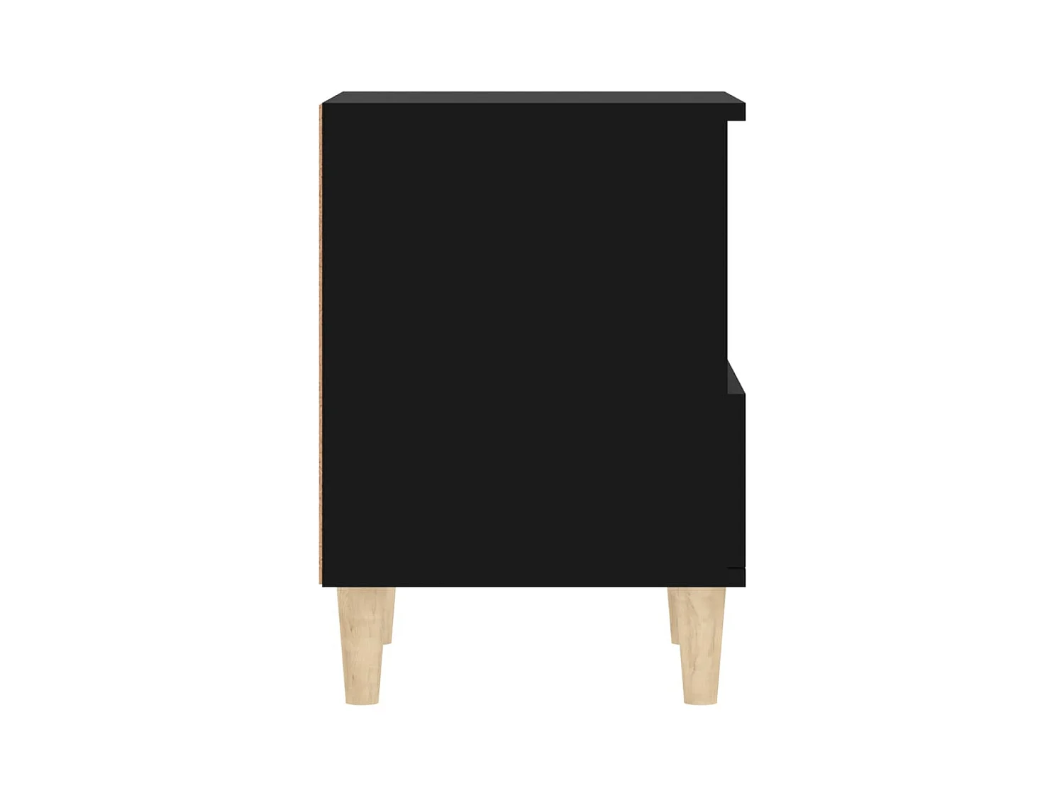 Palazzolo sull'Oglio  Tables de chevet 2 pcs Noir 40x35x50 cm