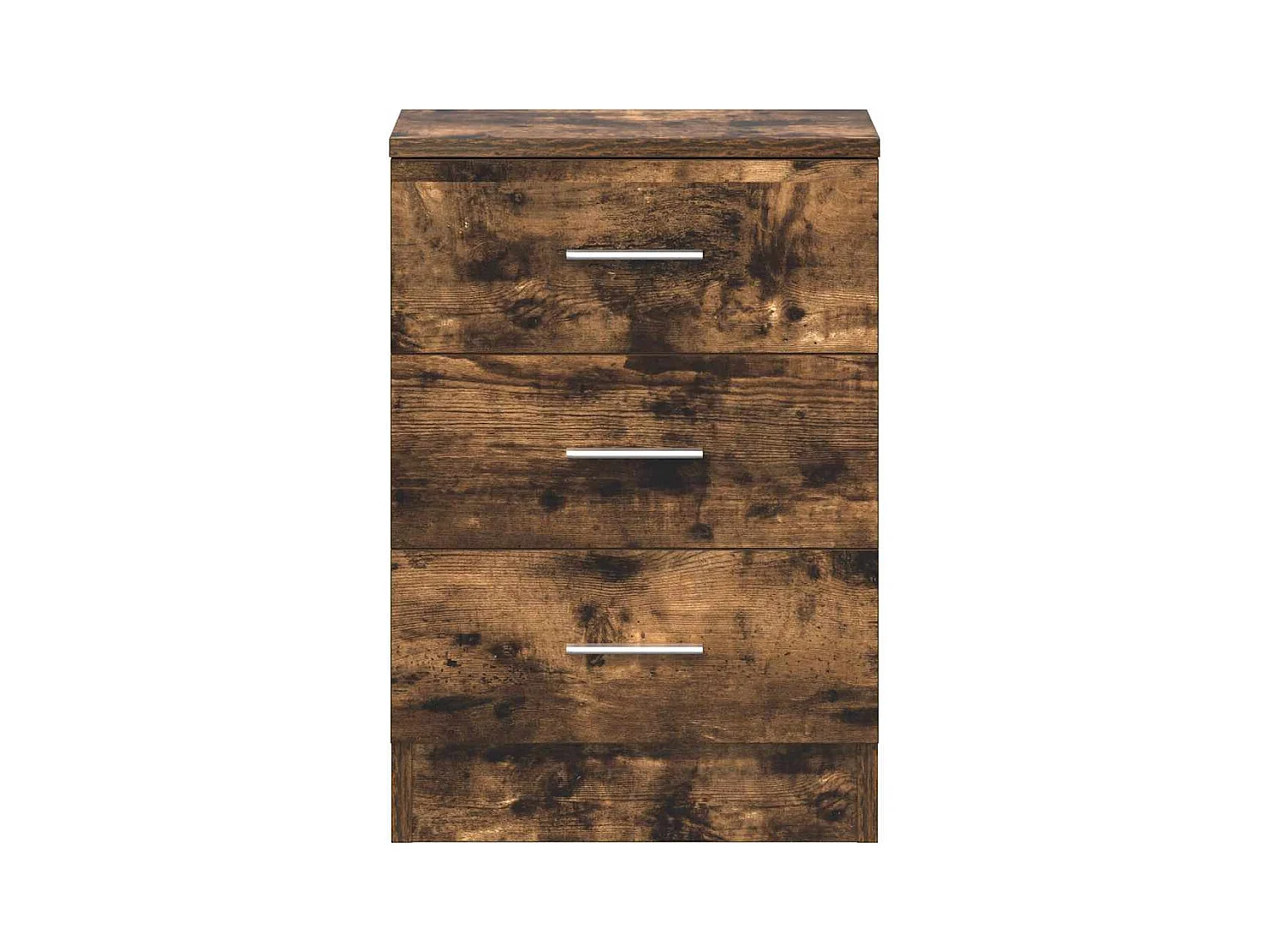 Drumraney  Table de chevet Chêne fumé 38x35x56 cm Bois d'ingénierie