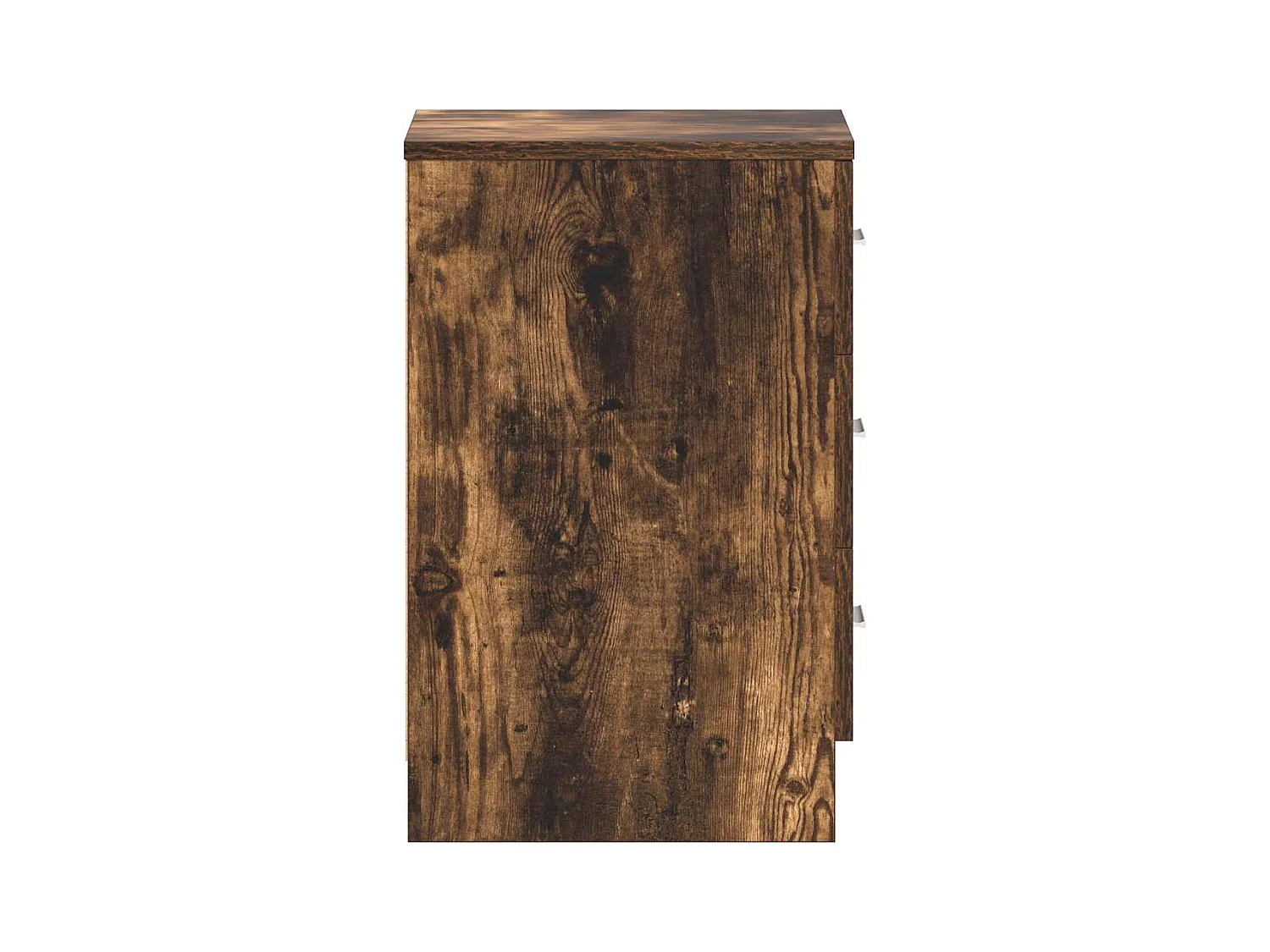 Drumraney  Table de chevet Chêne fumé 38x35x56 cm Bois d'ingénierie