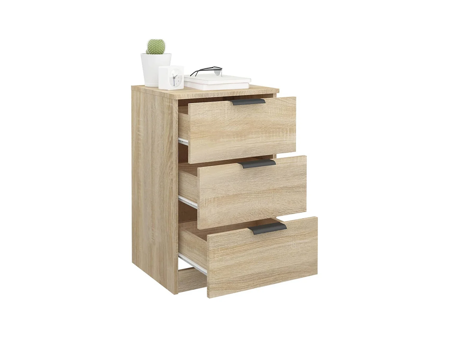 Tucson  Tables de chevet 2 pcs Chêne sonoma 40x36x65 cm