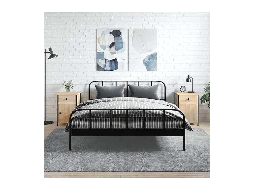 Qardir  Tables de chevet 2pcs chêne sonoma 40x42x60cm bois d'ingénierie