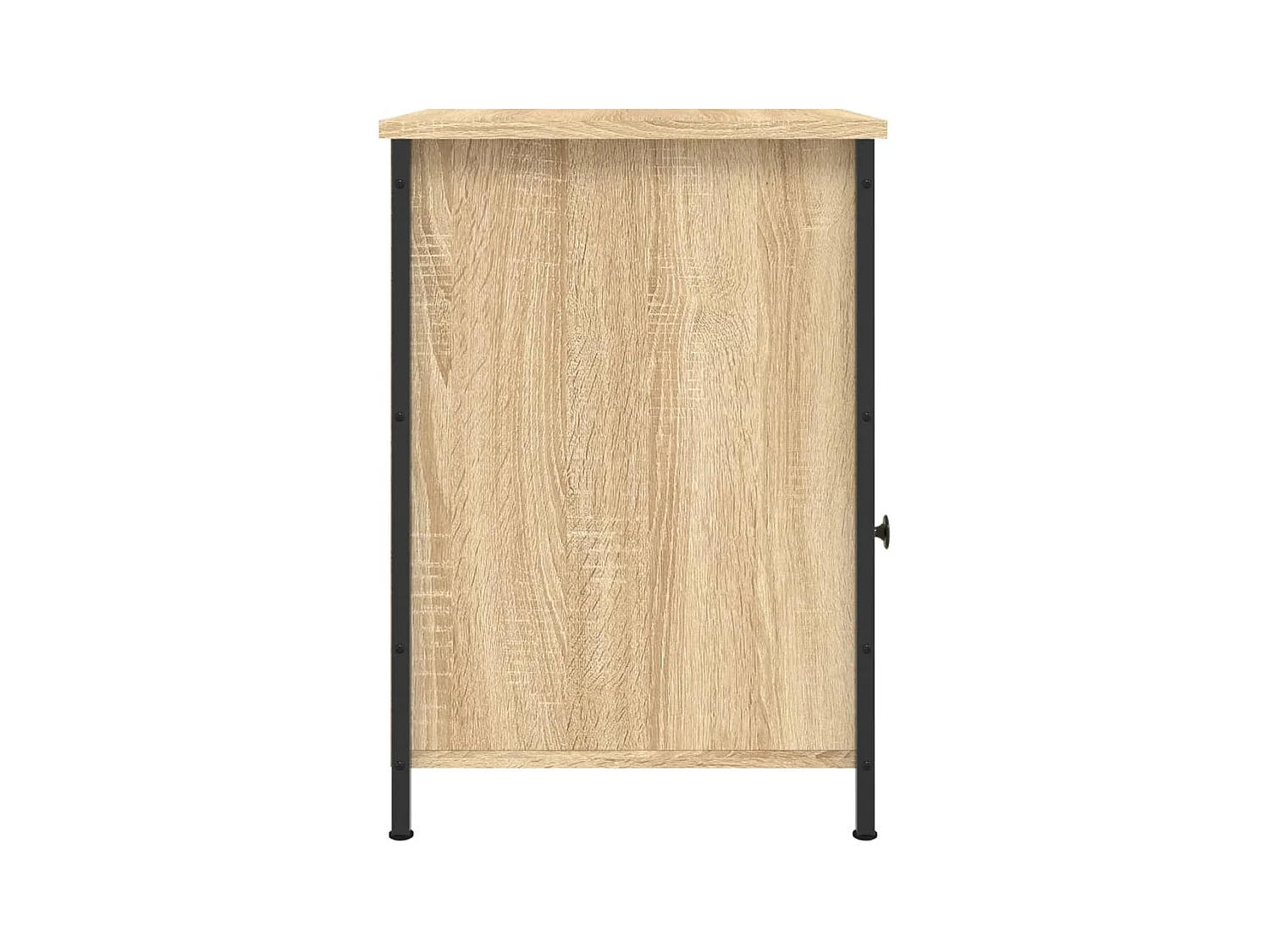 Qardir  Tables de chevet 2pcs chêne sonoma 40x42x60cm bois d'ingénierie