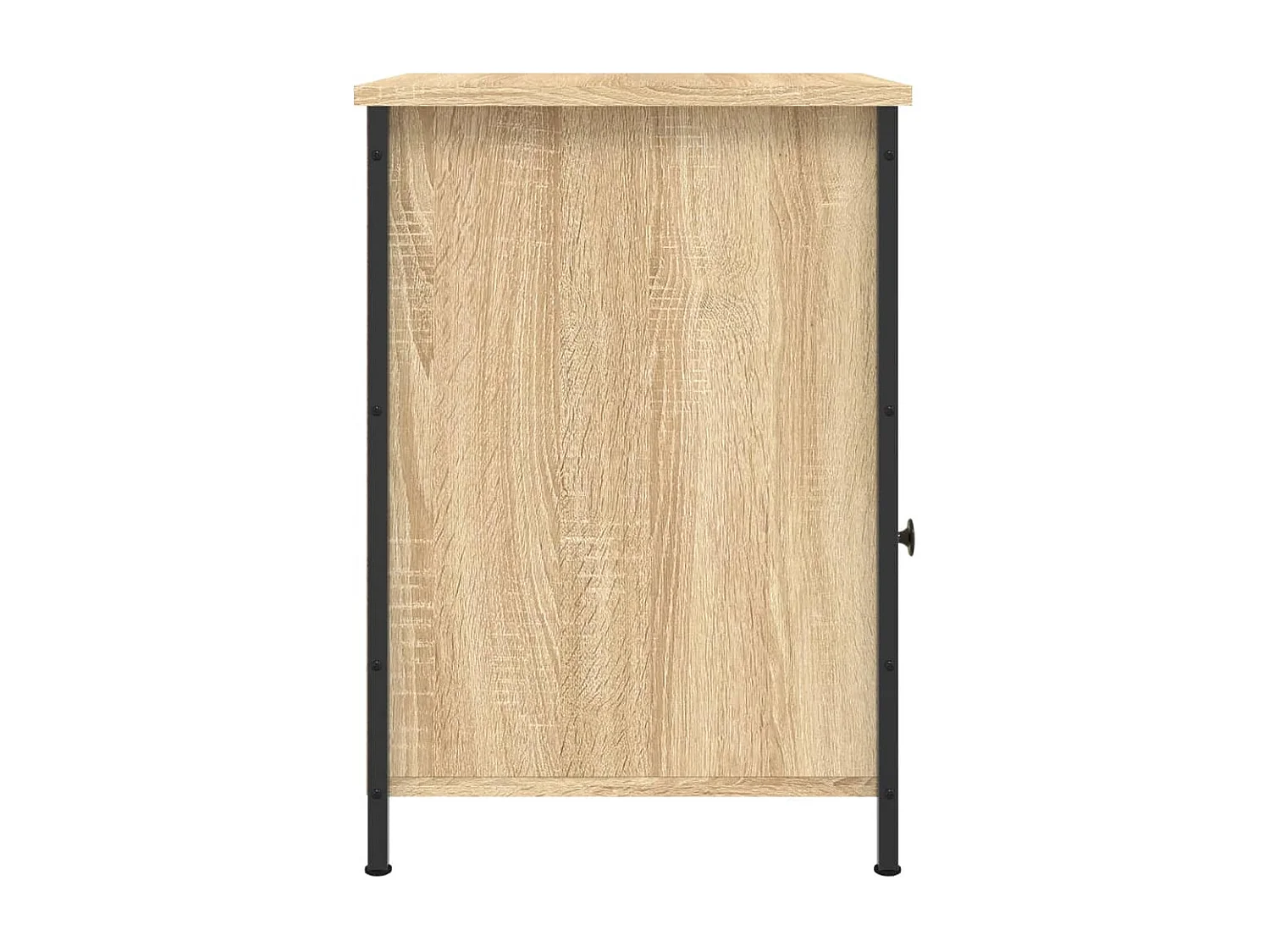 Qardir  Tables de chevet 2pcs chêne sonoma 40x42x60cm bois d'ingénierie