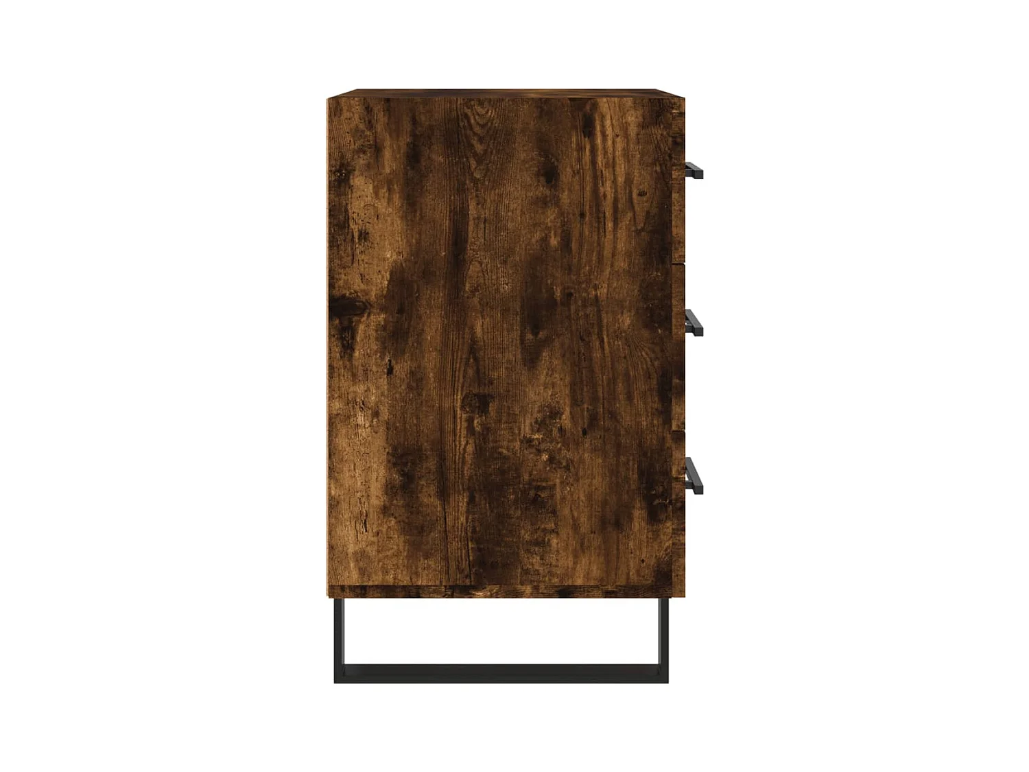 Eilven  Table de chevet chêne fumé 40x40x66 cm bois d'ingénierie